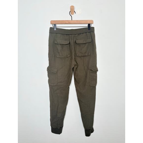 Aritzia Community Cargo Joggers Size Small Olive Green Utility Casual Cebu Pants - Picture 8 of 11